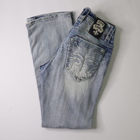 COPY - Rock Revival Walden Slim Boot Cut Jeans- 33 - Picture 1 of 17